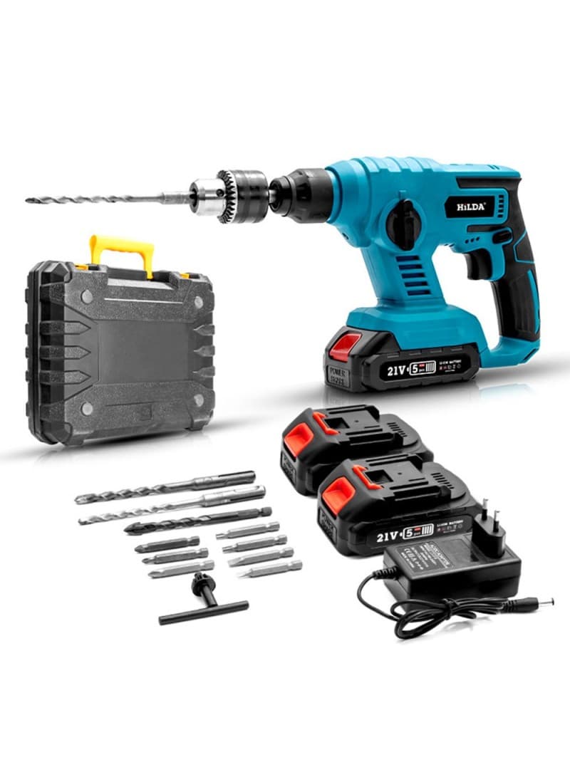 21V Cordless Hammer Drill Kit 